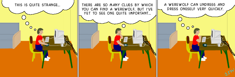 Strip #154 - Knowing a werewolf