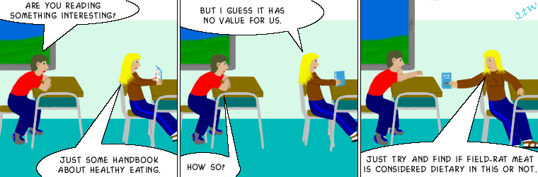 Strip #156 - Healthy eating manual