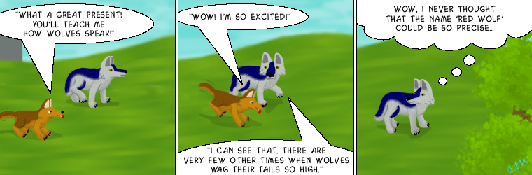 Strip #172 - Wolf speak 2