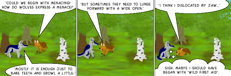 Strip #173 - Wolf speak 3