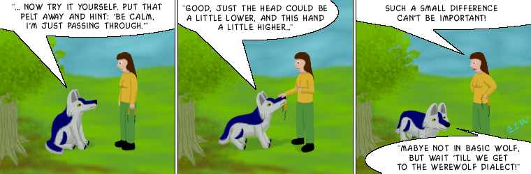 Strip #174 - Wolf speak 4