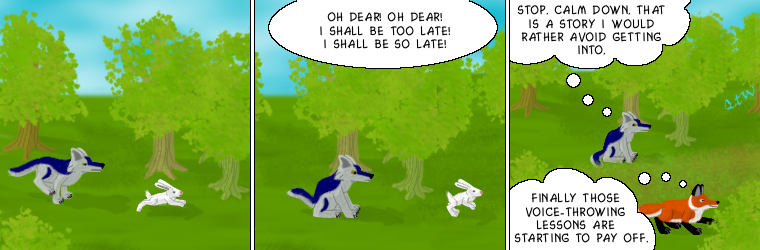 Vulpina #033 - The white rabbit
