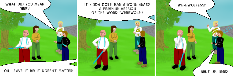 Strip 185 - Klara and the crowd 4