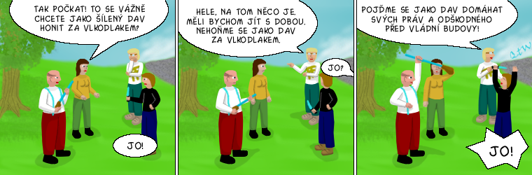 Strip 187 - Klára a dav 6