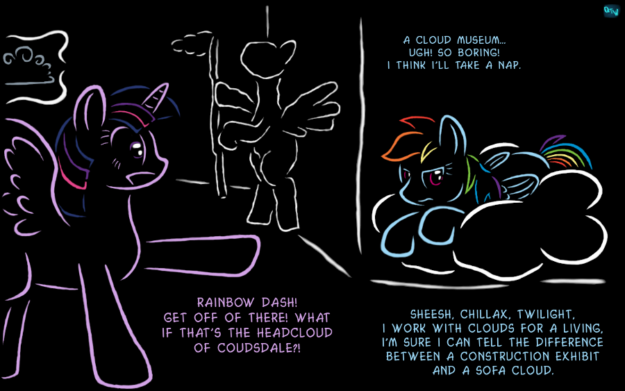 The museum of Cloudsdale